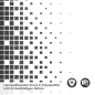 Preview: Türfolie quadratische Mosaik Muster Detailbild 2