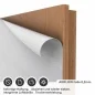 Preview: Türfolie mit goldenen Linien im modernen Design AIRFLOW Folie
