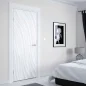 Preview: Türfolie mit eleganten Wellen in sanfter Strukturoptik Artikelbild 2