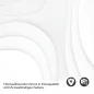 Preview: Türfolie mit organischen Formen und Tiefenwirkung Detailbild 2