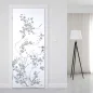Preview: Türfolie mit zarten Kirschblütenzweigen im japanischen Stil Artikelbild 1