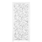 Preview: Türfolie Schwungvolle Handschrift in moderner Kalligrafie‑Optik Hauptbild 1