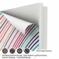 Preview: Türfolie Bunte Wellenlinien im Retro‑Look ECO Folie
