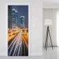 Preview: Türfolie Lichtspur Metropole Artikelbild 1