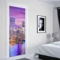 Preview: Türfolie Skyline Lichtermeer Artikelbild 2