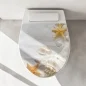 Preview: Wc-Deckel Aufkleber Muschel & Seesterne Artikelbild 1