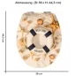 Preview: WC-Deckel Aufkleber Willkommen an Board Variante 38 x 44 cm