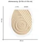 Preview: WC-Deckel Aufkleber Harmonie & Balance Variante 30 x 36 cm