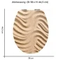 Preview: WC-Deckel Aufkleber Linien im Sand Variante 38 x 44 cm