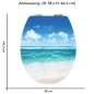 Preview: WC-Deckel Aufkleber sanfte Welle Variante 38 x 44 cm