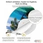 Preview: WC-Deckel Aufkleber Strandhaus im Tropenidylle Detailbild 1