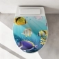 Preview: WC-Deckel Aufkleber Korallenriff mit Fischen Artikelbild 1