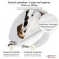 Preview: WC-Deckel Aufkleber Beagle Detailbild der Folie