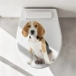 Preview: WC-Deckel Aufkleber Beagle Doggy Artikelbild 1