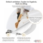 Preview: WC-Deckel Aufkleber Beagle Doggy Detailbild der Folie