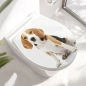 Preview: WC-Deckel Aufkleber Beagle Doggy Hauptbild