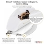Preview: WC-Deckel Aufkleber Mops Detailbild der Folie