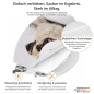 Preview: WC-Deckel Aufkleber Mops Puppy Detailbild der Folie