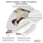 Preview: WC-Deckel Aufkleber Mops Puppy Detailbild der Folie