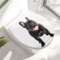Preview: WC-Deckel Aufkleber Französische Bulldogge Hauptbild