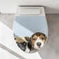 Preview: WC-Deckel Aufkleber Puppys Artikelbild 1