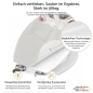 Preview: WC-Deckel Aufkleber Bulldogge Detailbild der Folie