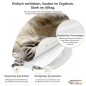 Preview: WC-Deckel Aufkleber Tabby Katze Detailbild der Folie
