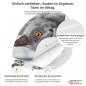 Preview: WC-Deckel Aufkleber britische Katze Detailbild der Folie