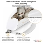 Preview: WC-Deckel Aufkleber Kittys Detailbild der Folie
