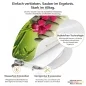 Preview: Wc Deckel Aufkleber Zen Steine und Orchidee Detailbild 1