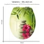 Preview: Wc Deckel Aufkleber Zen Steine und Orchidee Variante 38 x 44 cm
