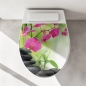 Preview: Wc-Deckel Aufkleber Zen Bambus & Orchideen Artikelbild 1