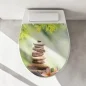 Preview: Wc-Deckel Aufkleber Zen Stones Artikelbild 1