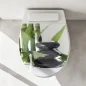 Preview: Wc-Deckel Aufkleber Wellness Zen Steine Artikelbild 1