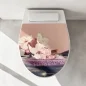 Preview: Wc-Deckel Aufkleber pink Orchidee Artikelbild 1