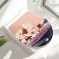 Preview: Wc-Deckel Aufkleber pink Orchidee Hauptbild
