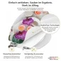Preview: Wc-Deckel Aufkleber Orchis Detailbild 1