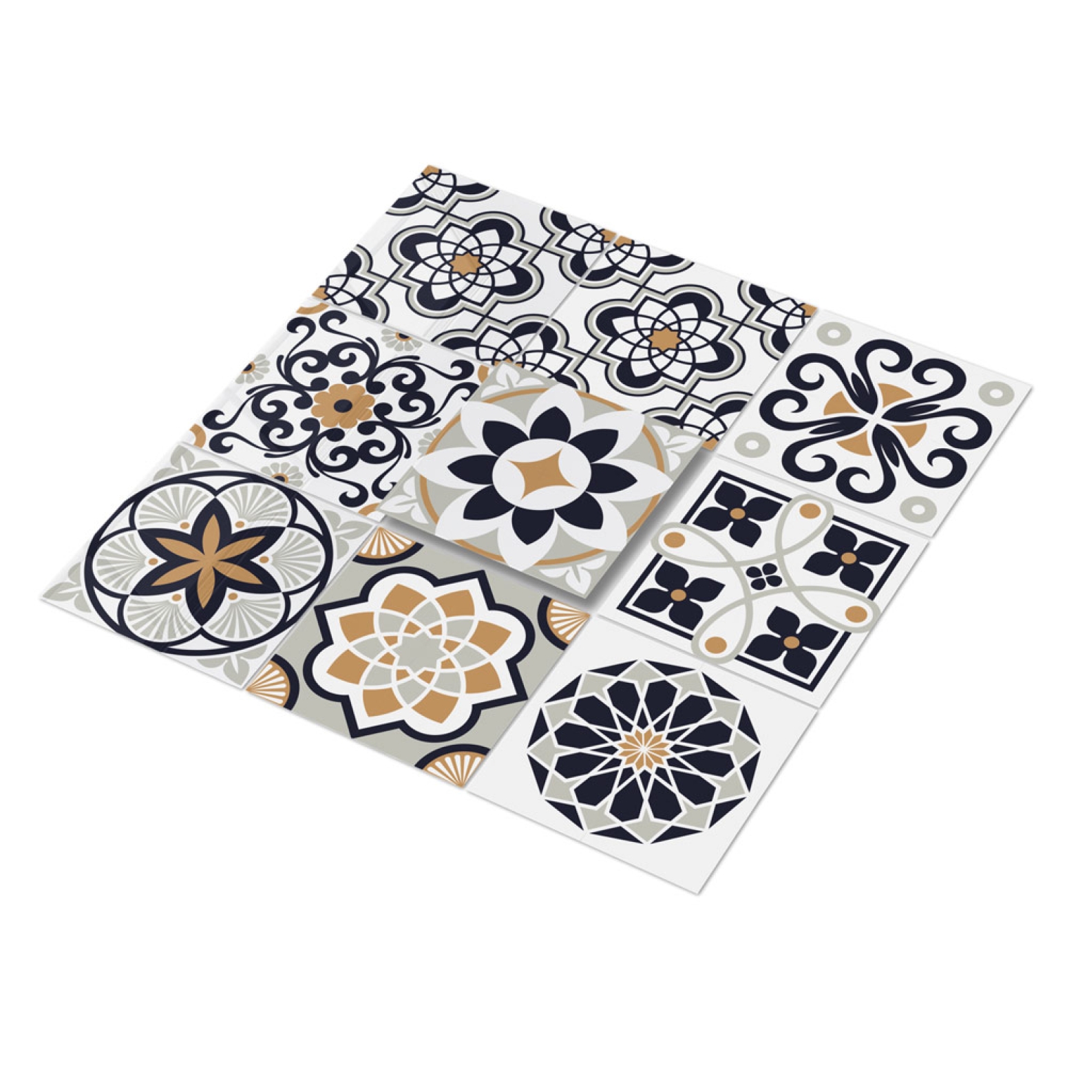 Fliesenaufkleber Patchwork Kacheln Artikelbild 1