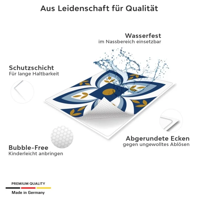 Fliesenaufkleber Maritim Eigenschaften