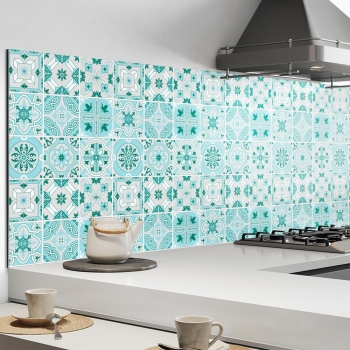 Küchenrückwand Aluverbund Ceramic Tiles Green Bild 2