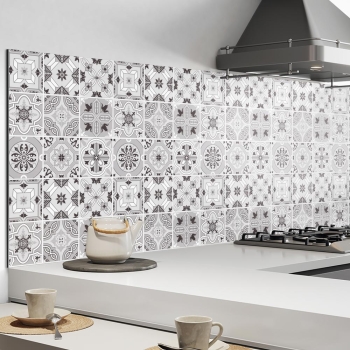 Küchenrückwand Aluverbund Ceramic Tiles Grey Bild 2