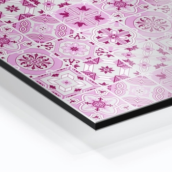 Küchenrückwand Aluverbund Ceramic Tiles Pink Bild 1