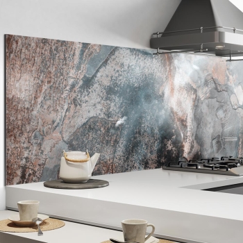 Küchenrückwand Aluverbund Marmor Optik Bild 2