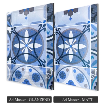 Küchenrückwand Aluverbund Maurian Tiles Blue Bild 4