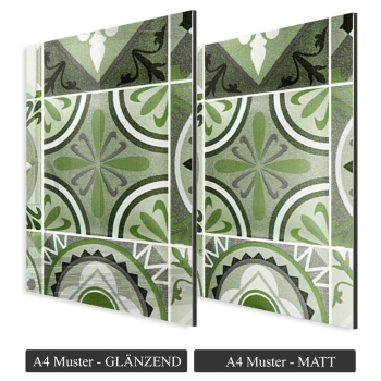 Küchenrückwand Aluverbund Maurian Tiles Green Bild 4