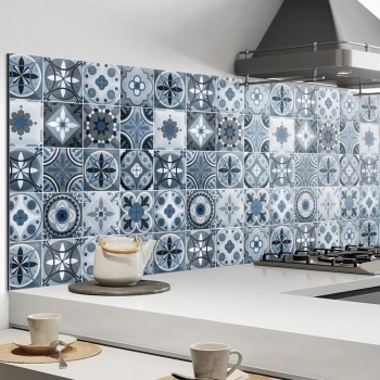 Küchenrückwand Aluverbund Maurian Tiles Marine Bild 2
