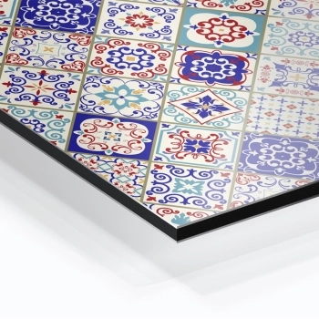 Küchenrückwand Aluverbund Patchwork Mosaik Design