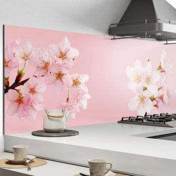 Küchenrückwand Aluverbund Rhododendron rosa Bild 1