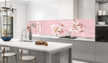 Küchenrückwand Aluverbund Rhododendron rosa Bild 3