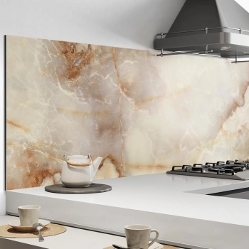 Küchenrückwand Aluverbund Steinoptik Brunastro Marmor Bild 2